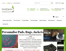 Tablet Screenshot of essentiallyequestrian.com